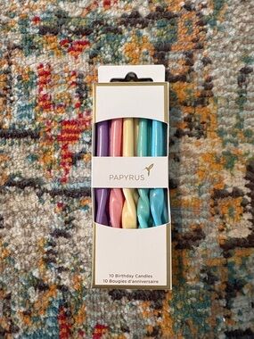 🆕Papyrus Pastel Twist Cake Candles
